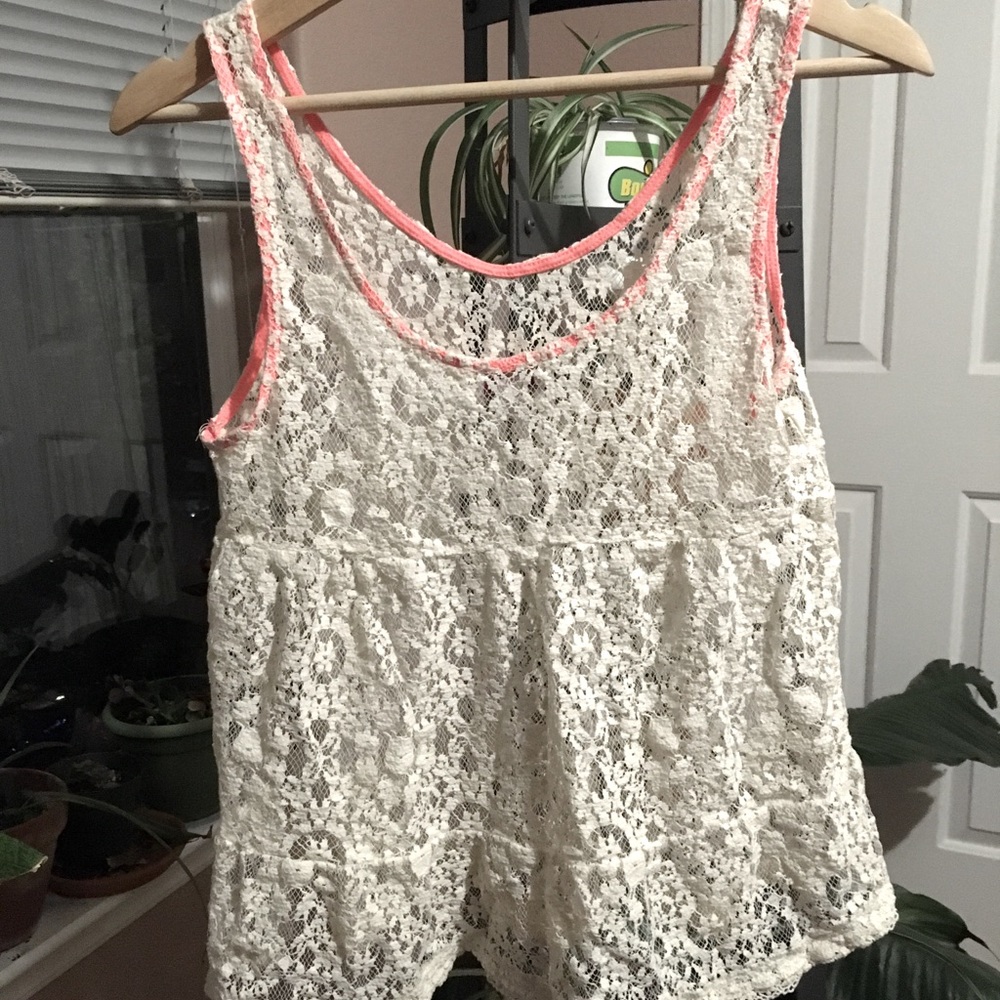 Lace tank